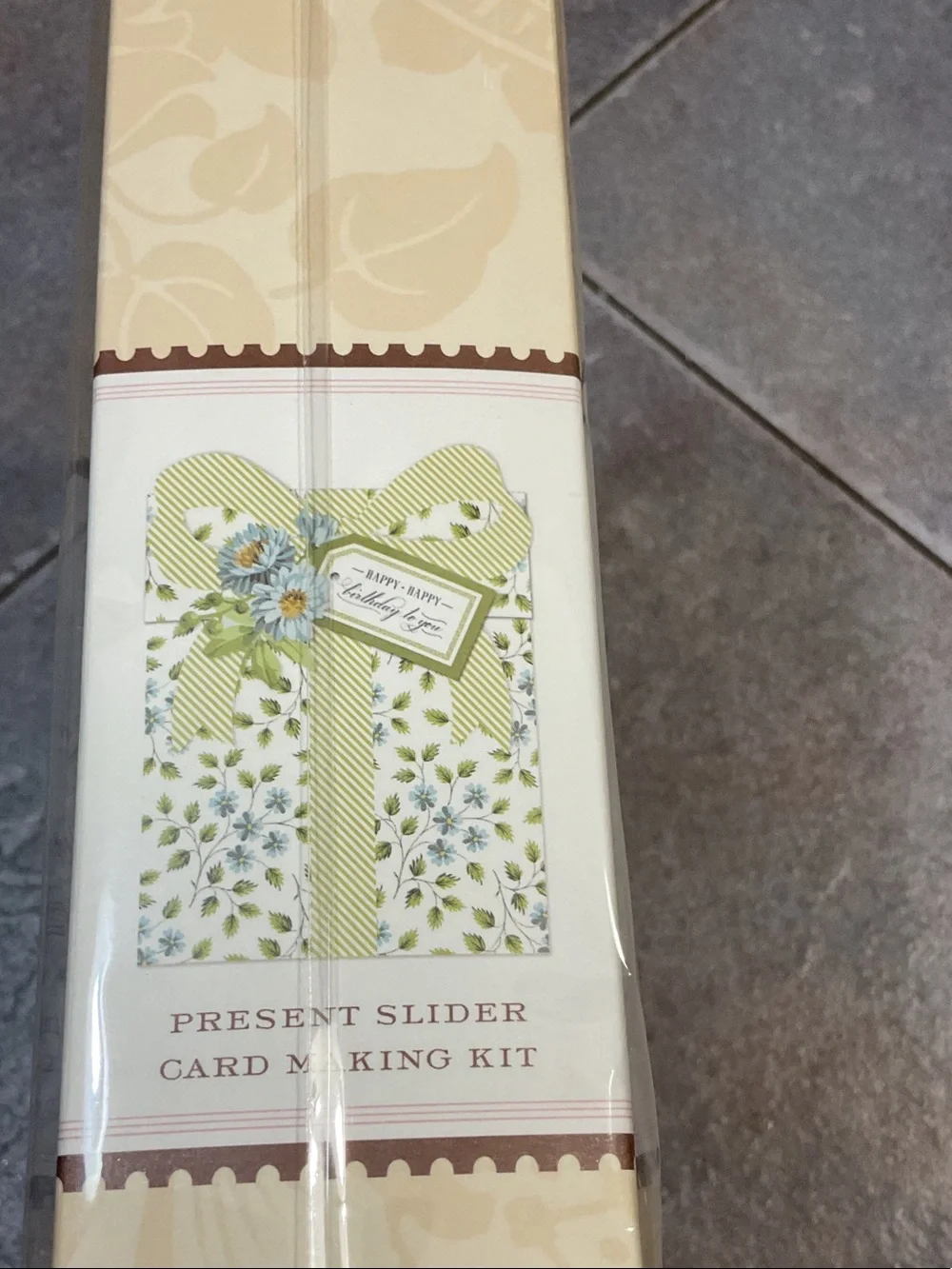 Present slider card making kit by Anna Griffin